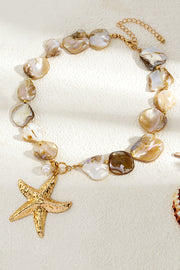 Resort Style Summer Starfish Shell Pearl Jewelry