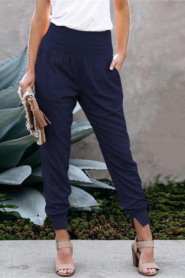 Hot and Bothered Pocketed Cotton Joggers