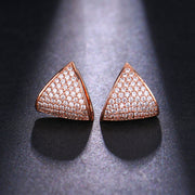 GILDED PYRAMID STUDS