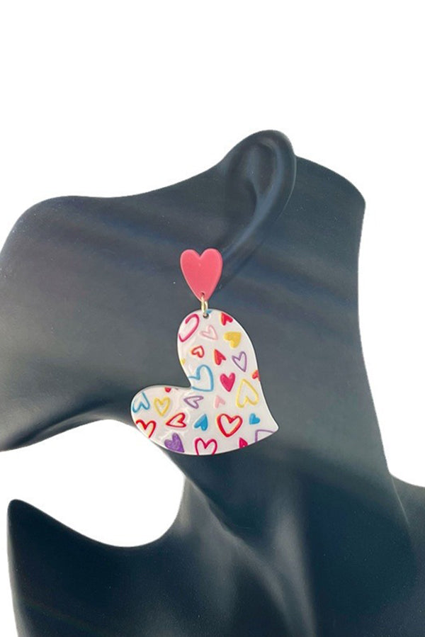 Valentine's Day Irregular Heart-shaped Earrings