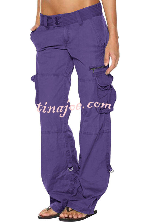 Women's Tactical Active Loose Multi-Pockets Cargo Pants