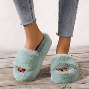 Casual Thick Sole Juwai Plush Slippers