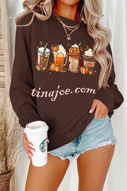 Halloween Creative Print Casual Long Sleeved Sweatshirt