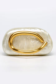 Elegant Special-shaped Shell Acrylic Fashion Clutch