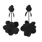 Dopamine Flower Retro Fashion Metal Stud Earrings