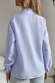 Temperament Commuter Buttoned Long Sleeve Shirt