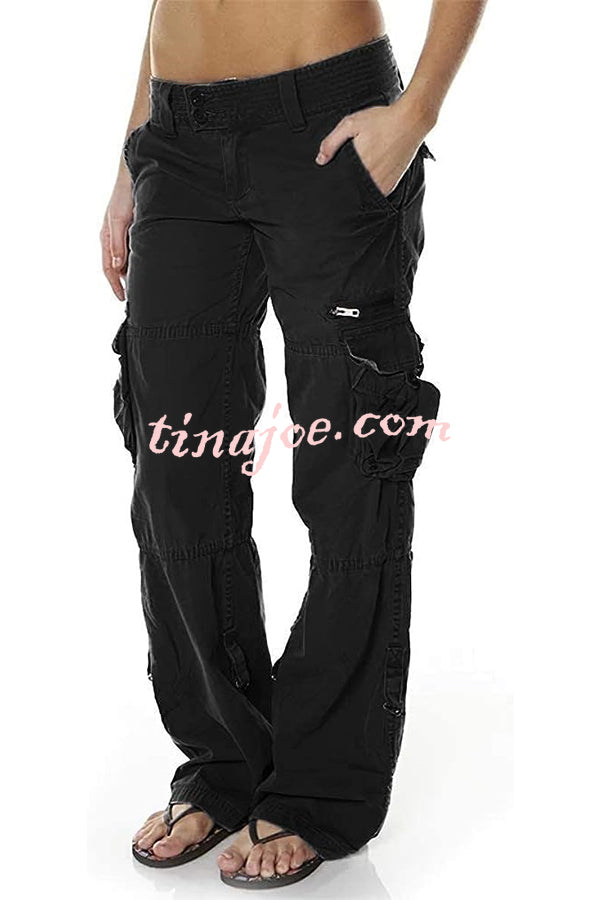 Women's Tactical Active Loose Multi-Pockets Cargo Pants