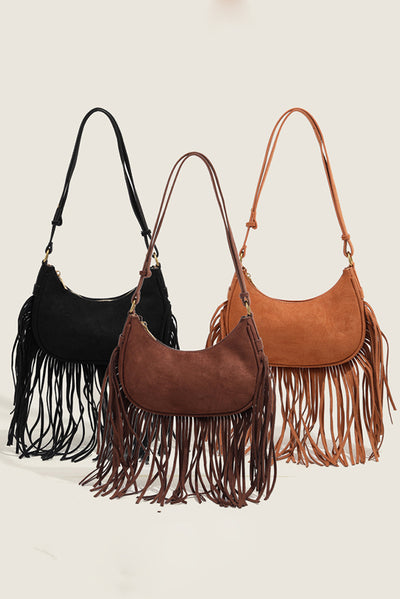 Temperament Urban Leisure Tassel Shoulder Bag
