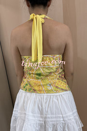 Fashion Sequined Casual V-neck Backless Slim Vest