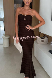 Sexy Off-shoulder Backless Slim Fit Elegant Maxi Dress