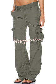 Women's Tactical Active Loose Multi-Pockets Cargo Pants