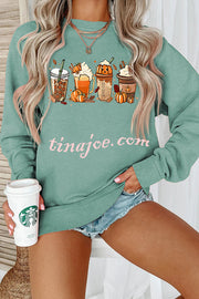 Halloween Creative Print Casual Long Sleeved Sweatshirt