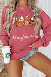 Halloween Creative Print Casual Long Sleeved Sweatshirt
