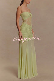 Fashion Lace Splicing Sexy Sleeveless Off-shoulder Slim Maxi Dress