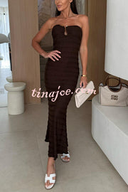 Sexy Off-shoulder Backless Slim Fit Elegant Maxi Dress