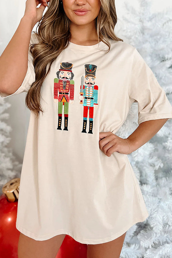 Nutcrackers for The Holidays Nutcracker T-shirt Mini Dress