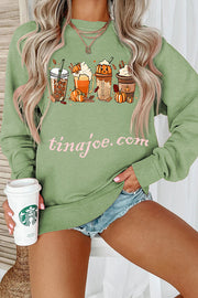 Halloween Creative Print Casual Long Sleeved Sweatshirt