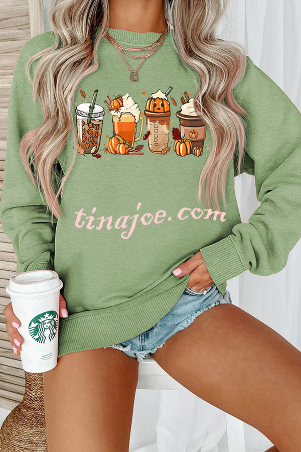 Halloween Creative Print Casual Long Sleeved Sweatshirt