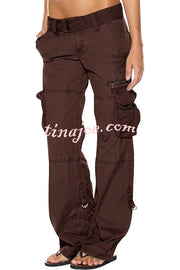 Women's Tactical Active Loose Multi-Pockets Cargo Pants