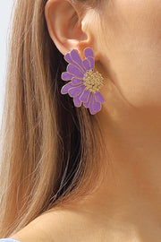 Retro Alloy Floral Pattern Earrings