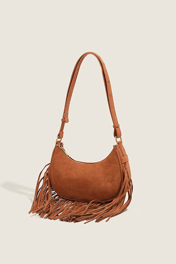 Temperament Urban Leisure Tassel Shoulder Bag
