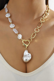 Elegant and Versatile Baroque Pearl Necklace