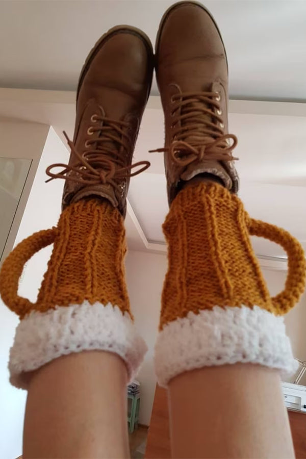 Beer Mug Socks Beer Leg Warmers Bavarian Leg Warmers