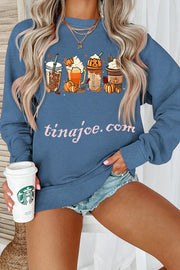 Halloween Creative Print Casual Long Sleeved Sweatshirt