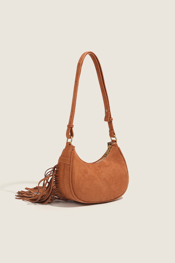 Temperament Urban Leisure Tassel Shoulder Bag