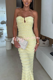 Sexy Off-shoulder Backless Slim Fit Elegant Maxi Dress