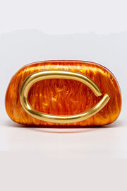 Elegant Special-shaped Shell Acrylic Fashion Clutch