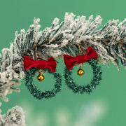 Christmas Tree Tassel Garland Bell Earrings Earrings