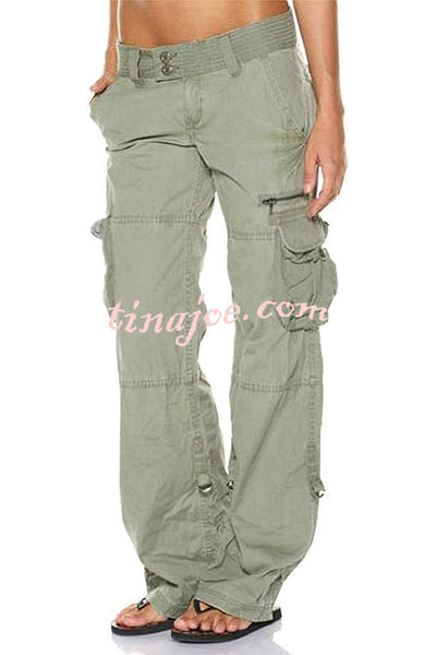 Women's Tactical Active Loose Multi-Pockets Cargo Pants