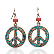 Alloy Pattern Hollow Literary Earrings