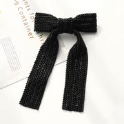 Glass Diamond Beaded Hair Bow