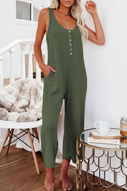 Spring Ahead Pocketed Thermal Jumpsuit