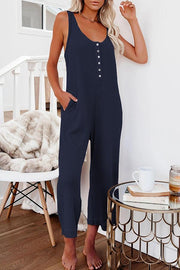 Spring Ahead Pocketed Thermal Jumpsuit